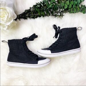 Dr. Martens Size 6 Black Hackney II 7 Eye Lace Up Sneaker Boot